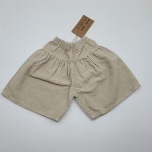 The Simple Folk The Corduroy Culotte in Oatmeal Size 6/9 Months